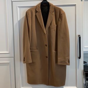 100% cashmere camel color coat